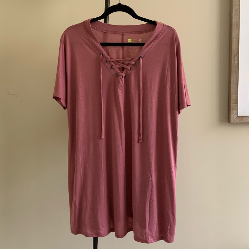 NWOT Mauve Top XXL